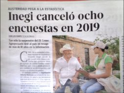 INEGI censos cancelados 2019