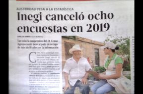 INEGI censos cancelados 2019