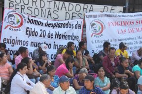 CIOAC protesta en Tuxtla