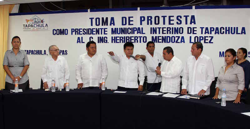 Cabildo de Tapachula se salta procedimientos locales para designar presidente interino