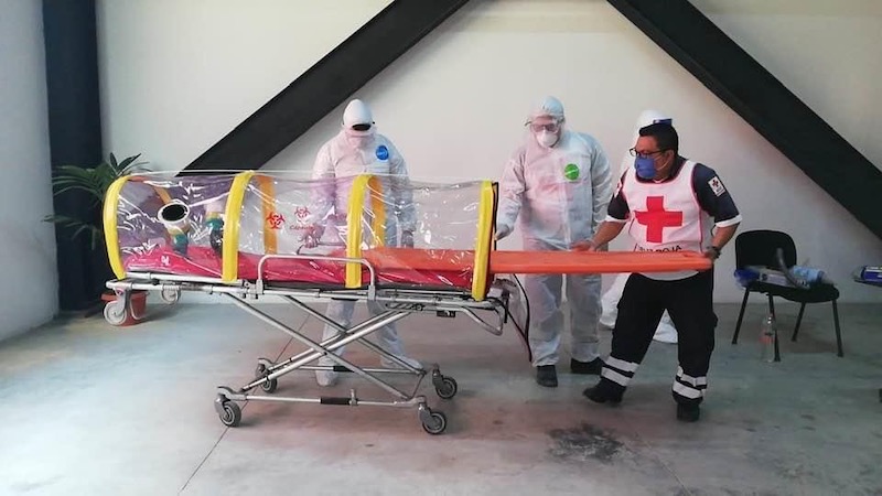 Cruz Roja Mexicana en Chiapas se prepara para atender posibles traslados de pacientes con COVID-19