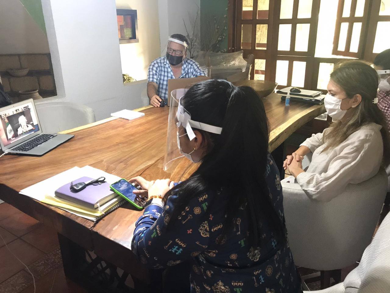 Presidenta de Tapachula participa en foro virtual con Olga Sánchez Cordero