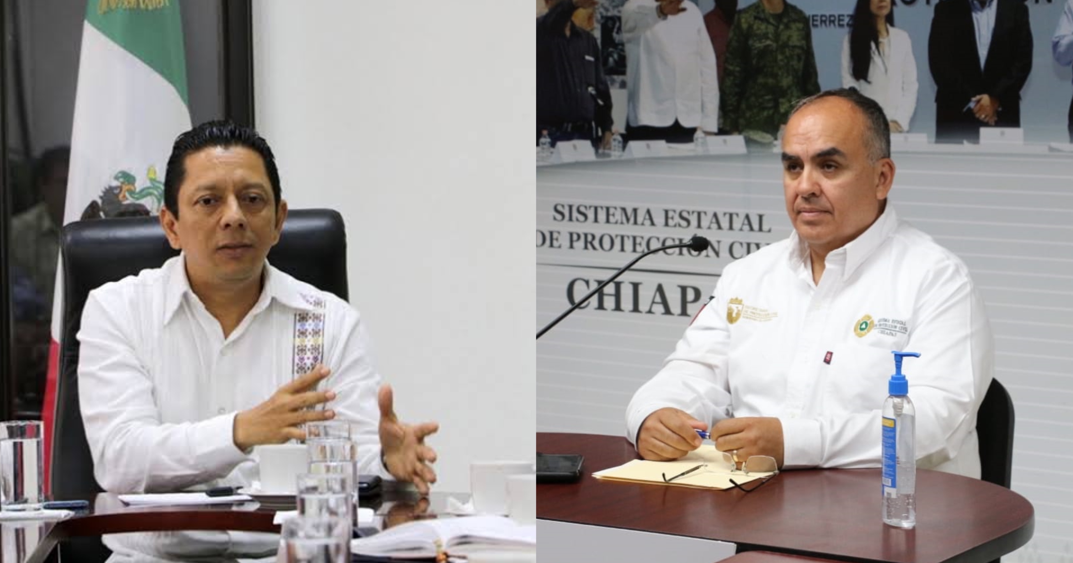 Fiscal General y Secretario de Protección Civil de Chiapas dan positivo a Covid-19