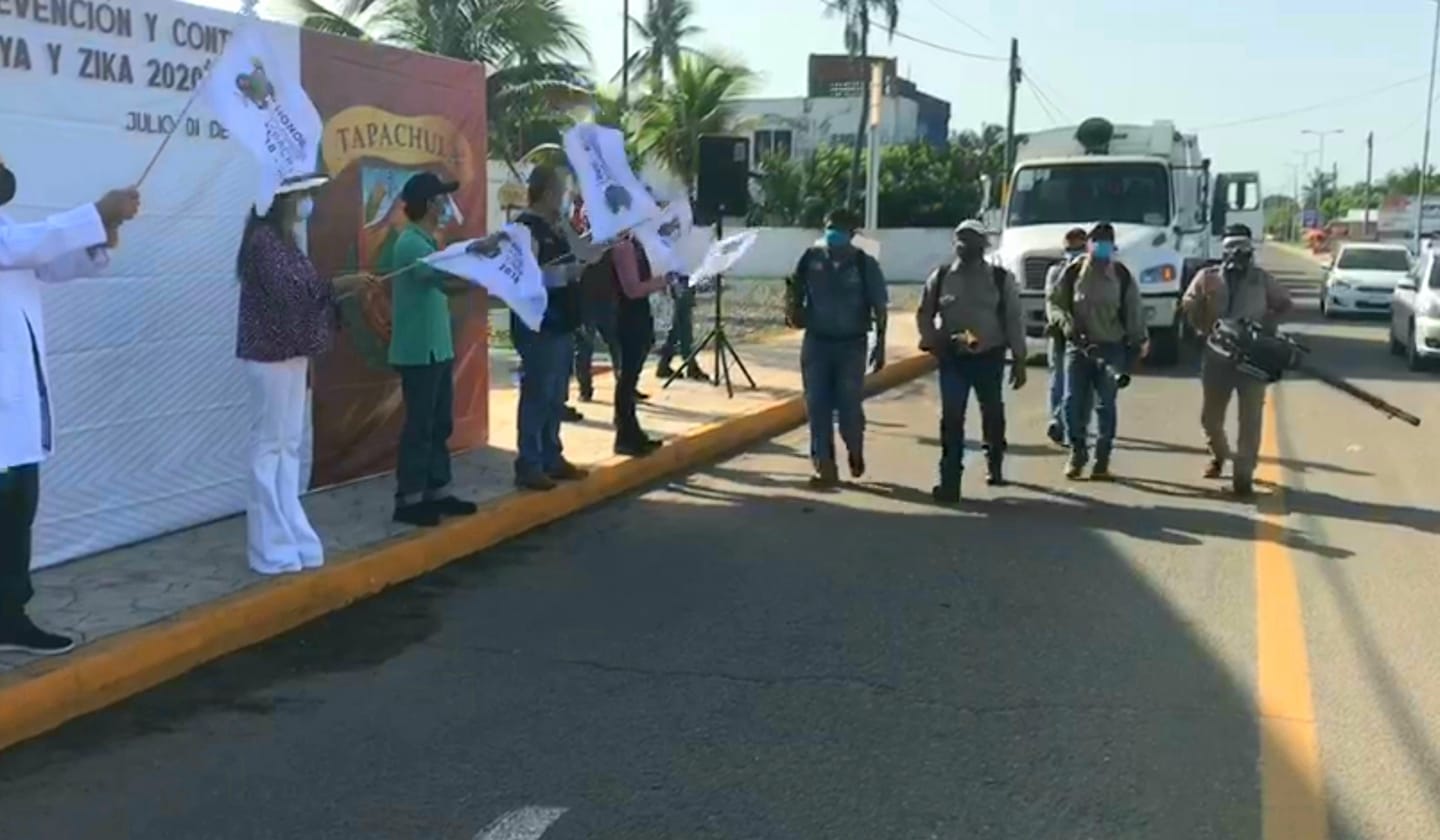 Intensifican operativos de fumigación en Tapachula