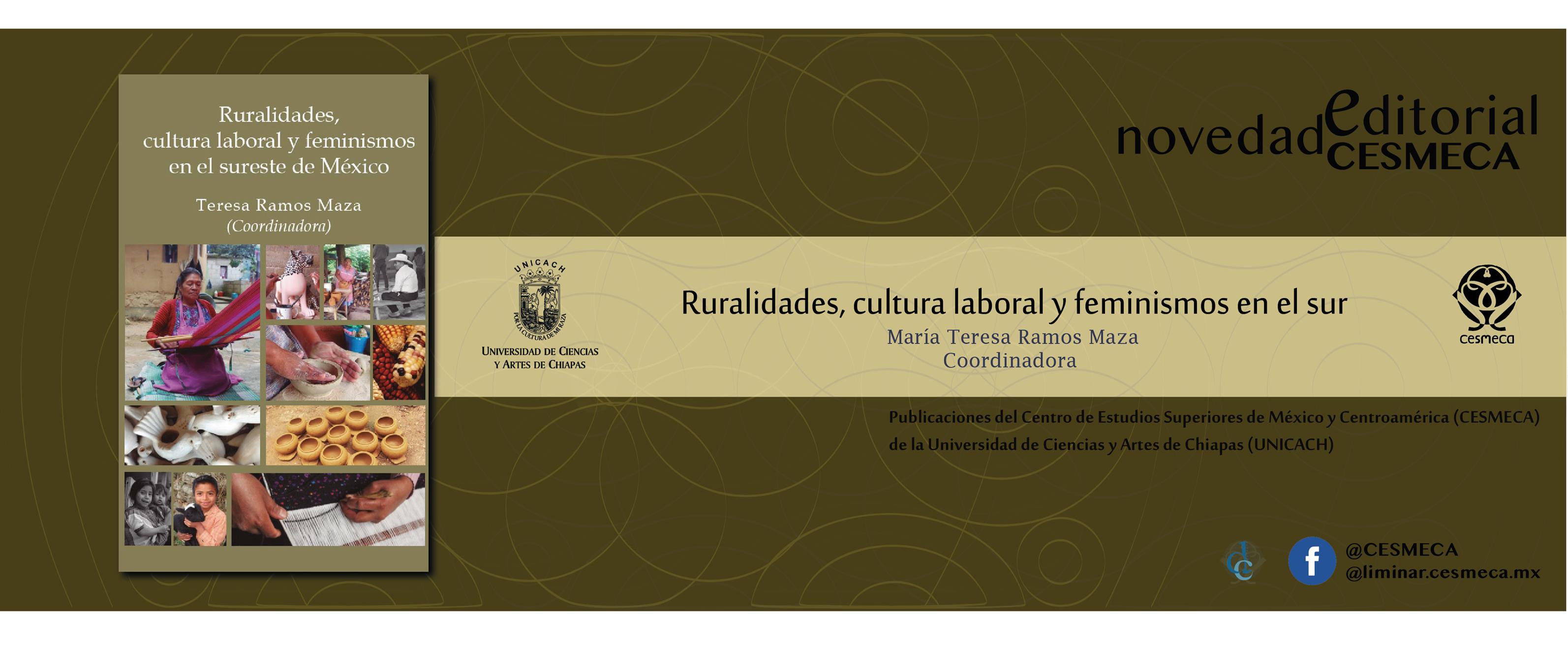 UNICACH edita libro sobre ruralidades, cultura laboral y feminismos en México