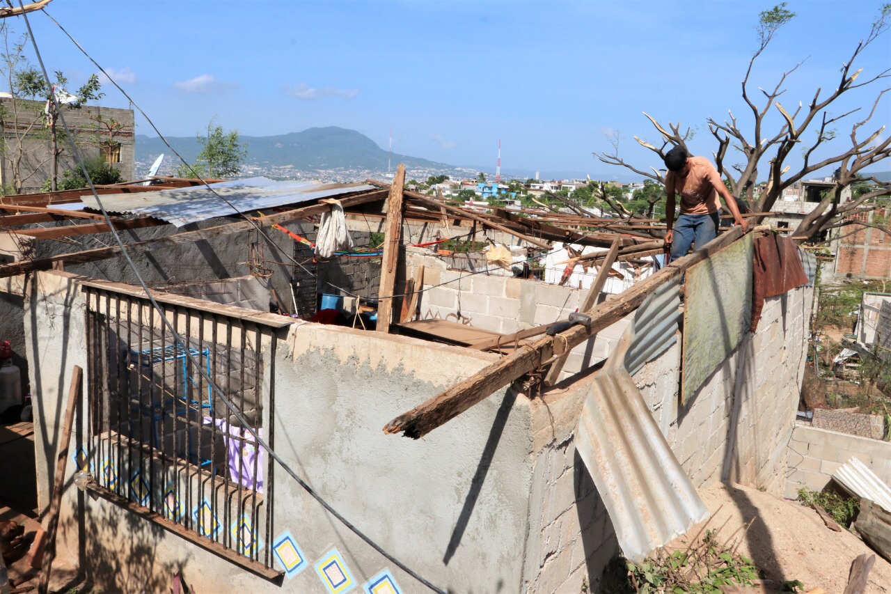 Asciende a 250 viviendas afectadas por tormenta en Tuxtla: PC
