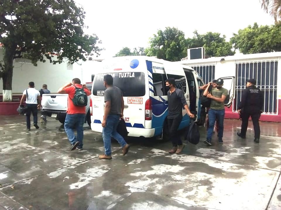 Rescatan a 20 migrantes en Tuxtla Gutiérrez, incluídos tres menores de edad