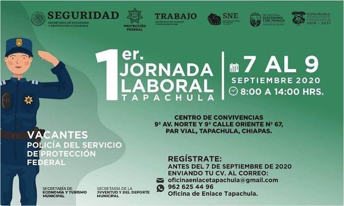 Invitan a la primera Jornada Laboral Tapachula 2020