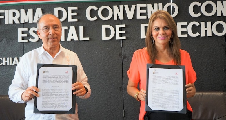 Ayuntamiento de Tapachula y CEDH firman convenio de colaboración