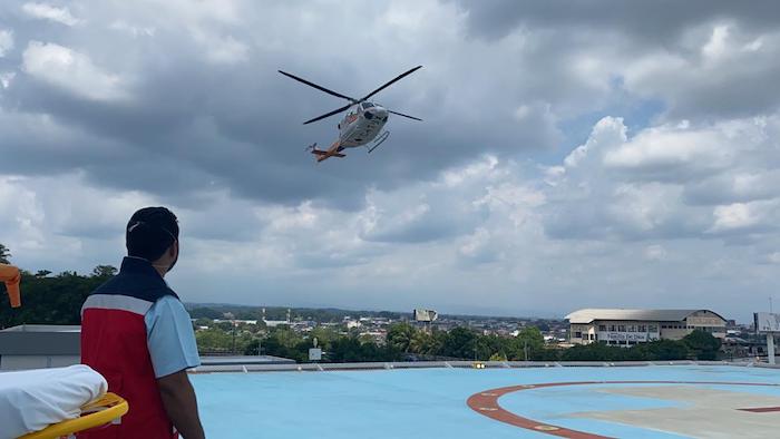 Recibe hospital Nueva Frontera a paciente en traslado aéreo