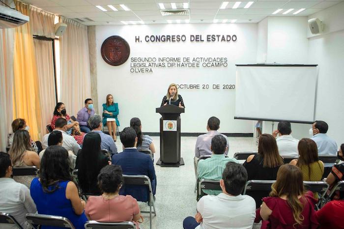 Destaca Ocampo Olvera trabajo en Equidad, atención a feminicidios e impulso al empleo