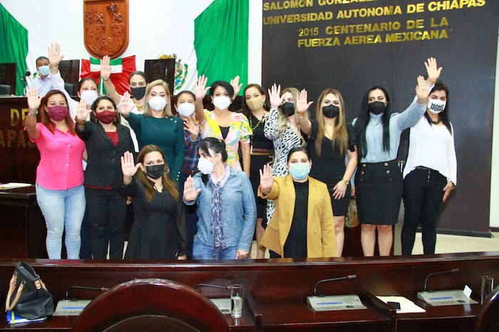 Se pronuncian diputadas contra violencia política y violencia digital en Chiapas