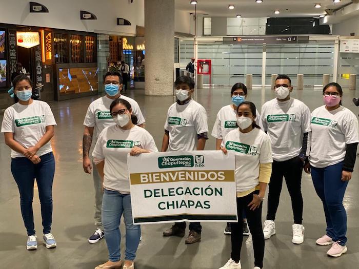 Refuerza IMSS Chiapas brigada COVID con 17 profesionales de la salud