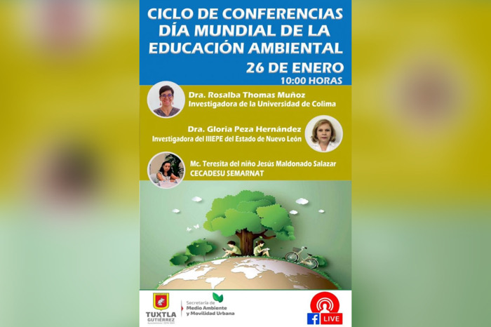 Conmemora Día de la Educación Ambiental con ciclo de conferencias
