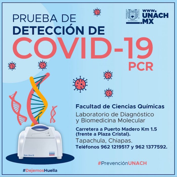 Cuenta UNACH con Laboratorio especializado para realizar pruebas COVID-19 en Tapachula