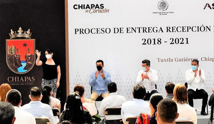 Coordina Congreso de Chiapas trabajos para la entrega-recepción de los ayuntamientos