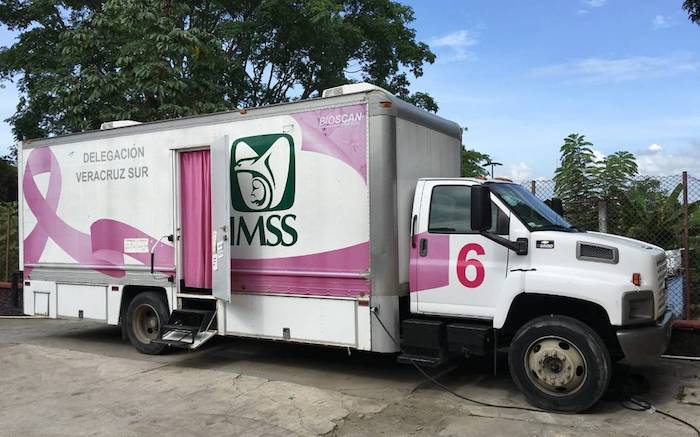 Mastógrafo móvil del IMSS en Chiapas visitará unidades médicas durante febrero y marzo