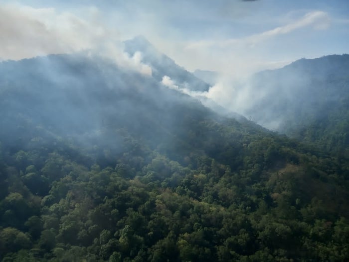 Surgen cinco nuevos incendios forestales en Chiapas