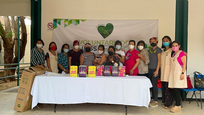 Entrega Voluntariado del IMSS Chiapas apoyos altruistas a pacientes en Tuxtla Gutiérrez