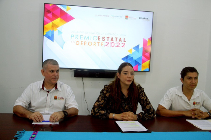 Tania Robles da a conocer la convocatoria para el Premio Estatal del Deporte 2022