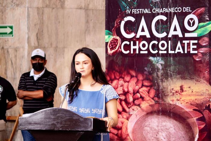 Inaugura Flor Esponda IV Festival del Caco y chocolate en Congreso del Estado