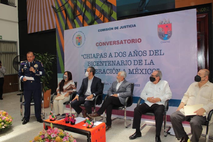 Diputado Eduardo Bonifaz Moedano realizó conversatorio “Chiapas a dos años del Bicentenario de la Federación a México”