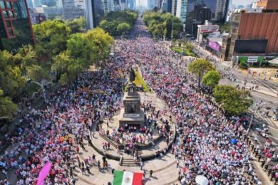 Marcha INE CDMX RAmón Romero