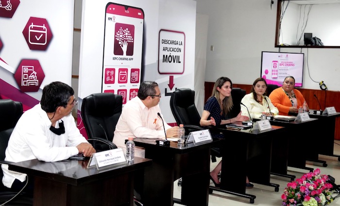 Presenta IEPC aplicación móvil como un vínculo de mayor acercamiento con la ciudadanía chiapaneca