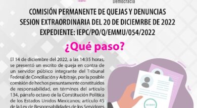 Comisión de Quejas y Denuncias IEPC 211222