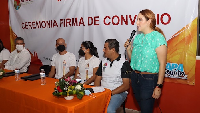 Indeporte y el Polideportivo de Tapachula, Amara Deporte, estrechan lazos en beneficio del deporte