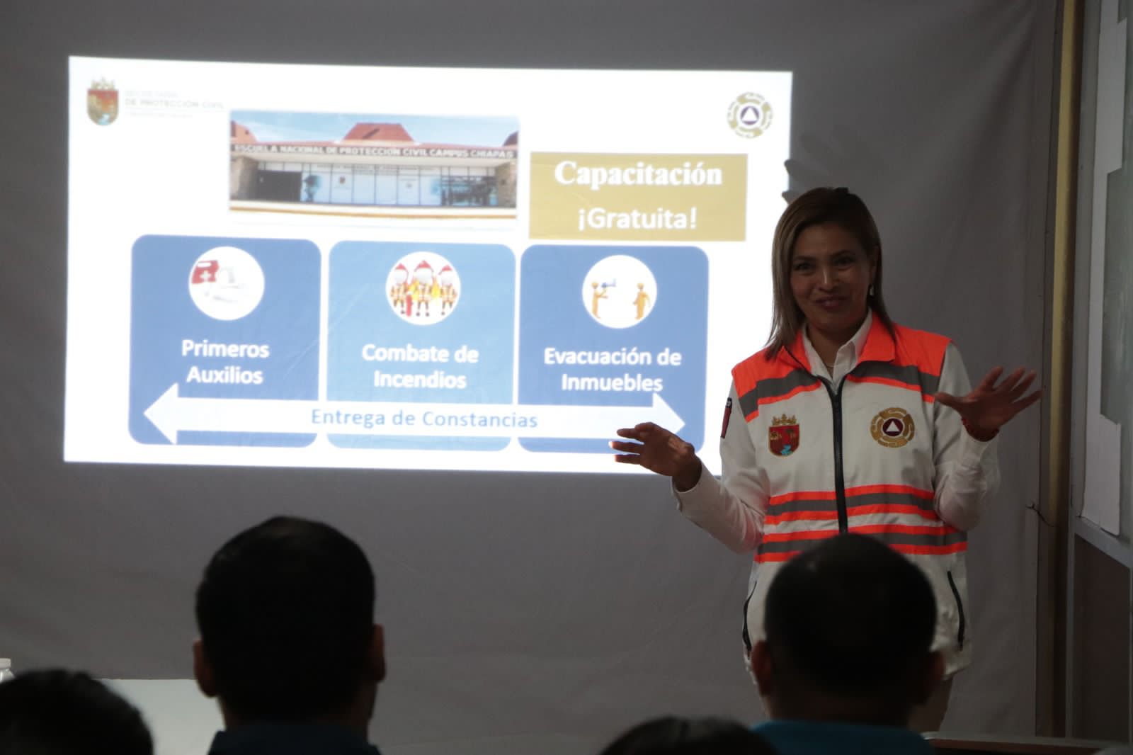 Personal del Congreso participa en simulacro de sismo bajo la coordinación de la Secretaría de Protección Civil