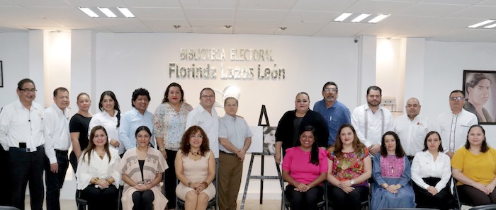 Con su Biblioteca Electoral “Florinda Lazos León” el IEPC reconoce a la primera diputada chiapaneca
