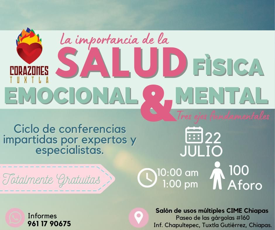 Corazones al Porvenir prepara Ciclo de Conferencias sobre salud emocional y mental