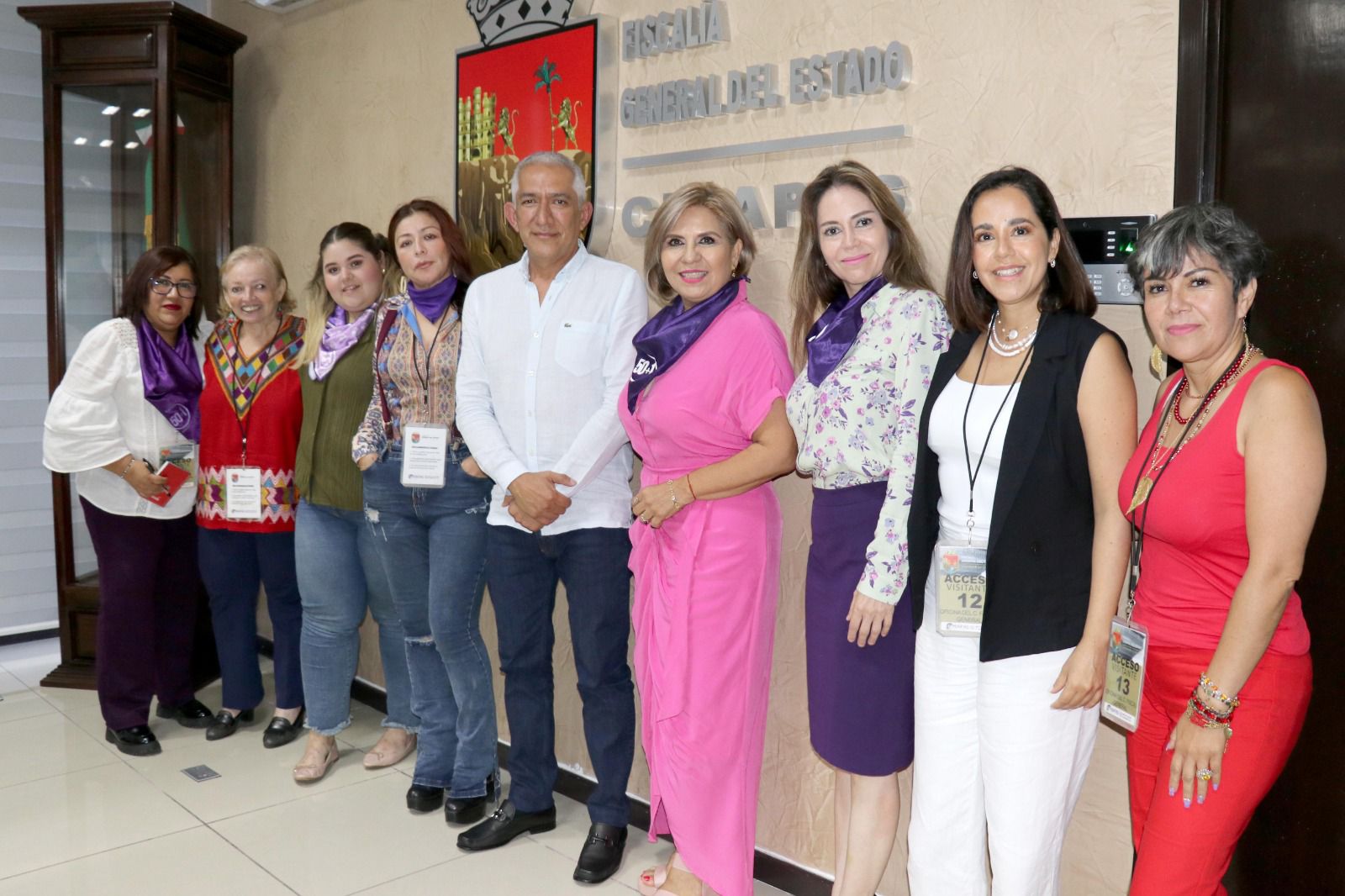Se reúne Fiscal General del Estado con integrantes de la Colectiva 50+1 Capítulo Chiapas