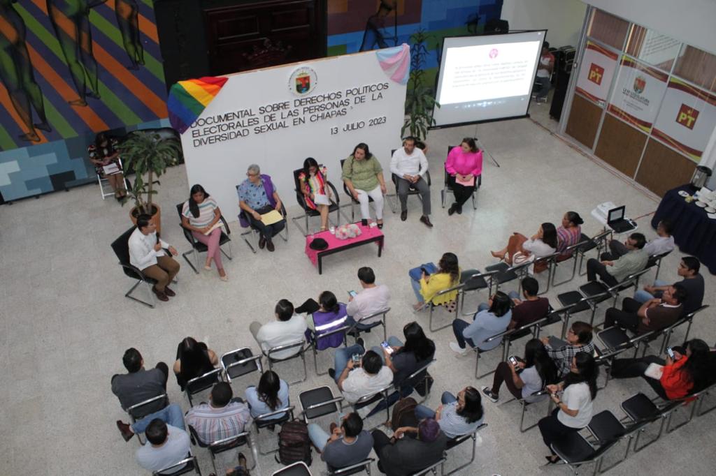 Congreso del Estado presentó el “Documental sobre Derechos Políticos electorales de las Personas de la Diversidad Sexual en Chiapas”