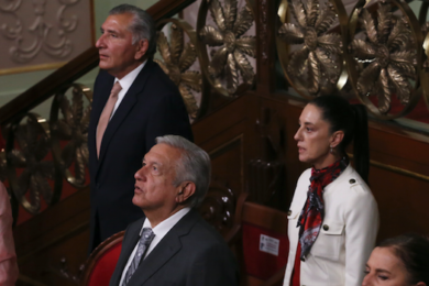 amlo claudia y adan