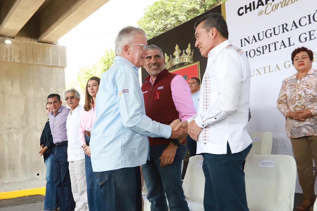 Inaugura Rutilio Escandón vialidades de acceso al Hospital General del IMSS de Tuxtla Gutiérrez