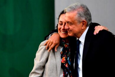 claudia y amlo