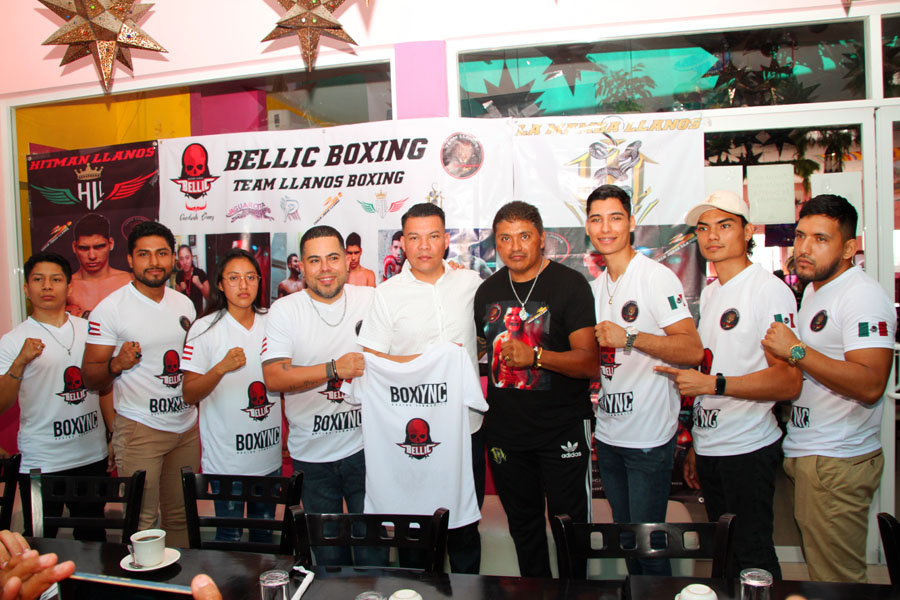 La empresa internacional “Bellic League Boxing” apuesta a Talentos Chiapanecos y firma convenio con “Team Llanos Boxing”