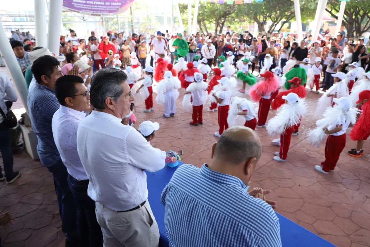 Terán celebra aniversario de la Revolución Mexicana en Terán