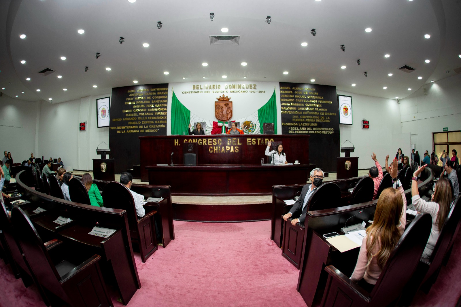 Congreso del Estado nombra y ratifica en su cargo a funcionarios del Poder Judicial, Tribunal Superior de Justicia y de la SHFP