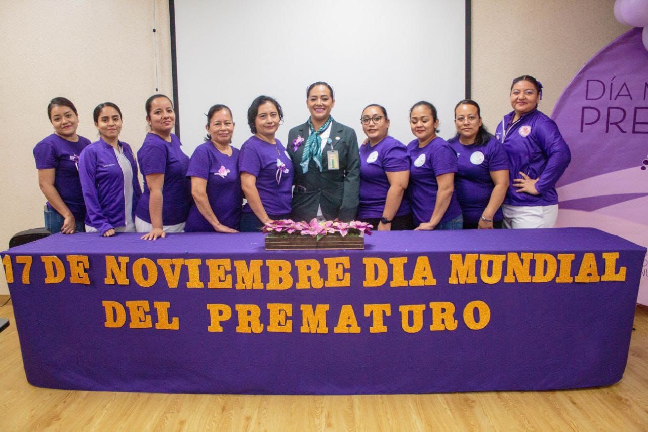 Con foro informativo, conmemora IMSS Chiapas Día Mundial del Prematuro