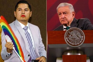 amlo y Jesús Ociel Baena Saucedo