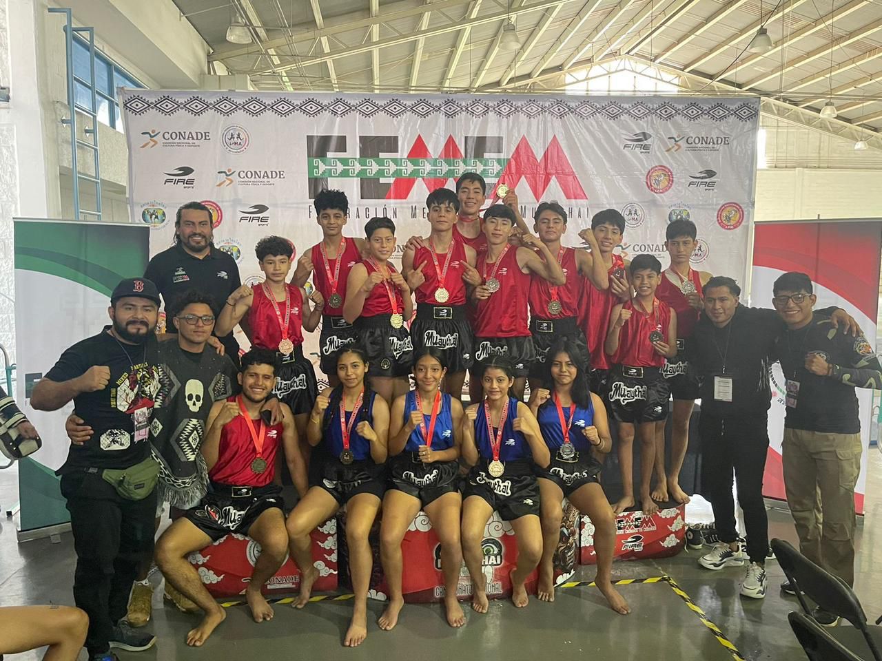 Chiapas con el 3° lugar general por puntos en el Campeonato Nacional de Muay Thai de la CDMX 2023