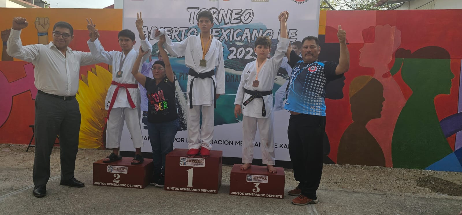 Chiapas participa en el Asamblea Nacional Ordinaria, Seminario de Arbitraje y Abierto Mexicano de Karate 2023