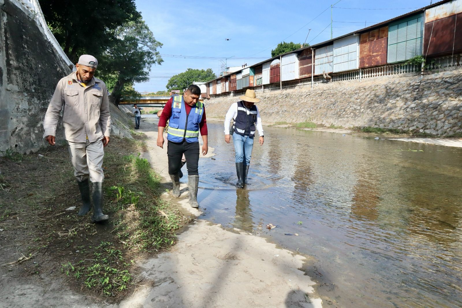 SMAPA realiza monitoreo para el control de la calidad del agua del río Sabinal