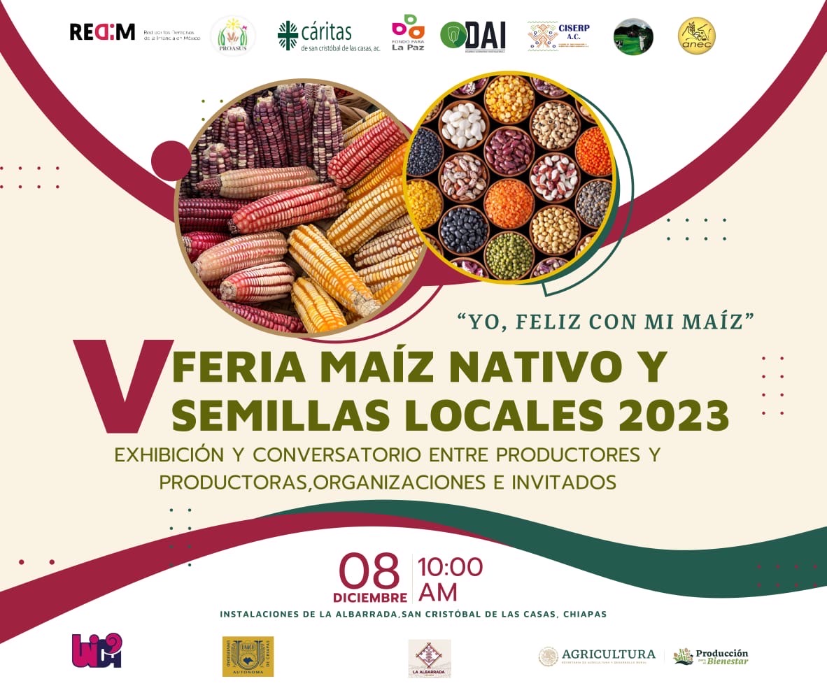 V Feria de Maíces Nativos y Semillas Locales en apoyo de la seguridad alimentaria de comunidades