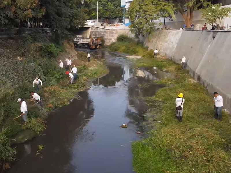 Arranque oficial de la Campaña de Limpieza y Desazolve del Río Sabinal