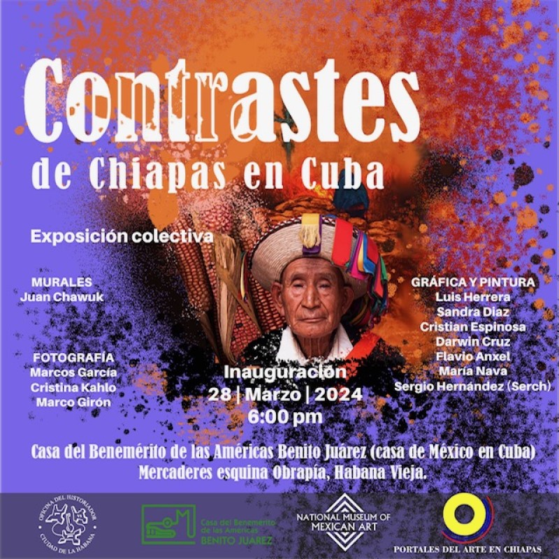 Exposición “Contrastes de Chiapas en Cuba”