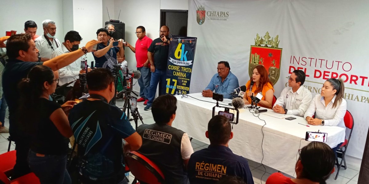 Instituto del Deporte e Instituto del Agua presentan Carrera Pedestre “Agua para la Paz” 6 km